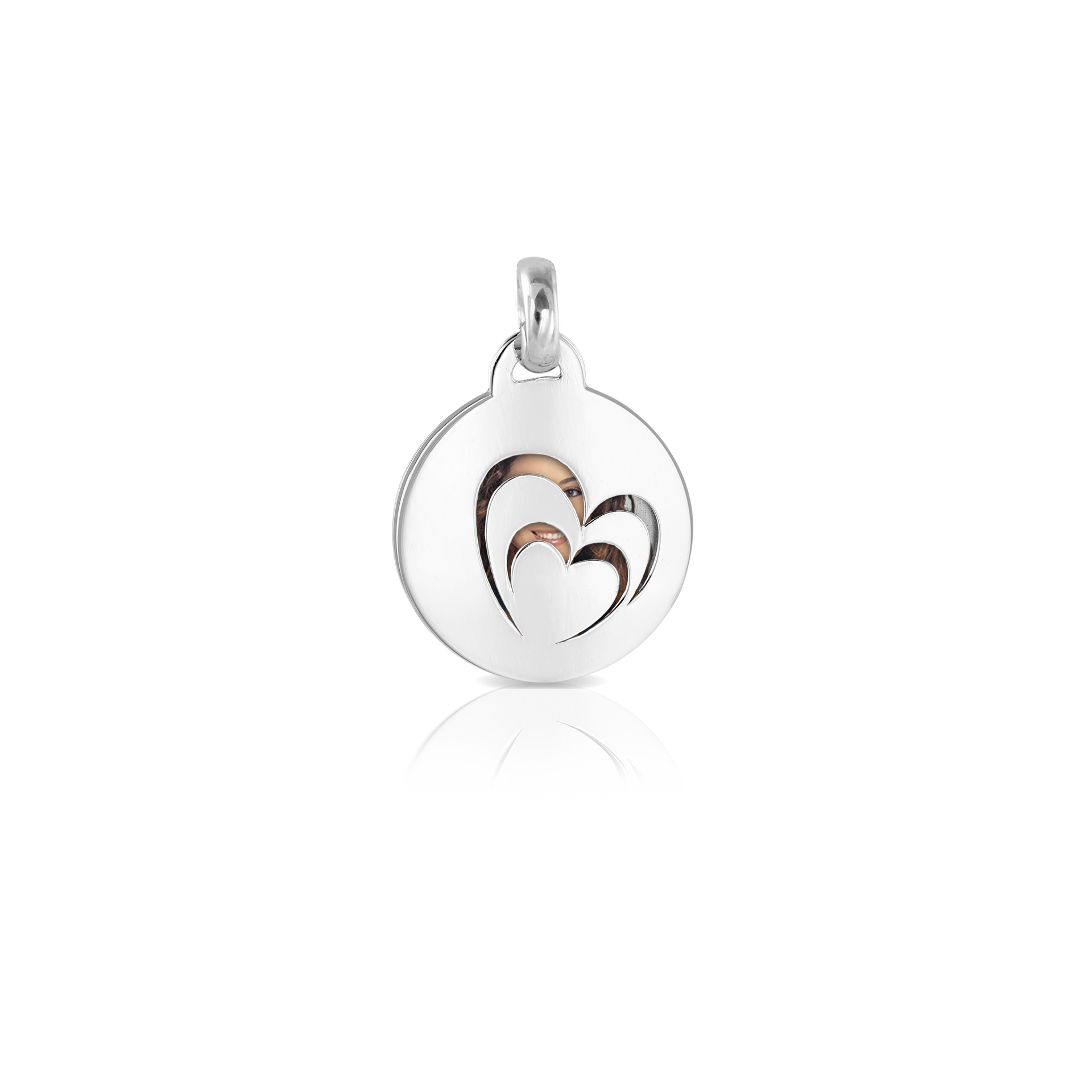 Collana cristalli e medaglia cuore oro Marlù Gioielli 18co018 Collana cristalli e medaglia cuore oro Marlù Gioielli 18co018